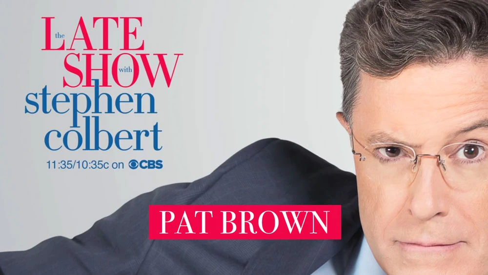 Pat Brown on Stephen Colbert